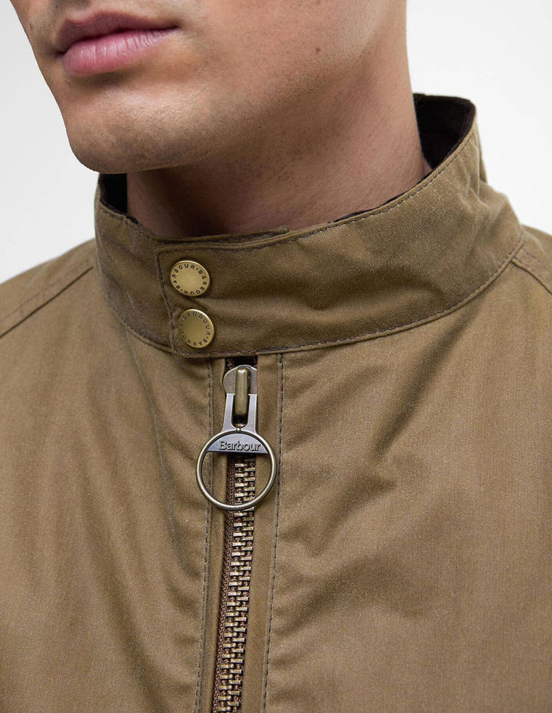 Chaqueta Barbour Merchant Waxed Marrón Hombre