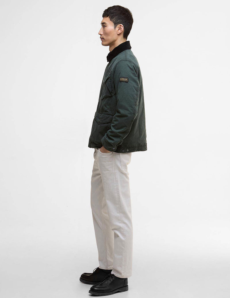 Chaqueta Barbour Drifter Waxed Azul Hombre