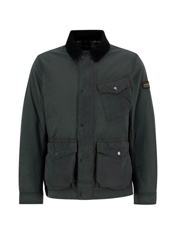 Chaqueta Barbour Drifter Waxed Azul Hombre