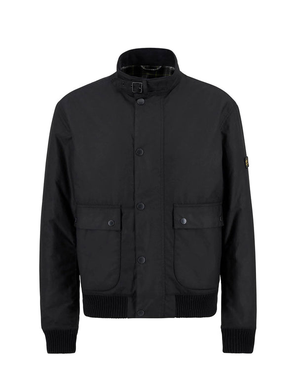 Chaqueta Barbour Traction Waxed Negra Hombre