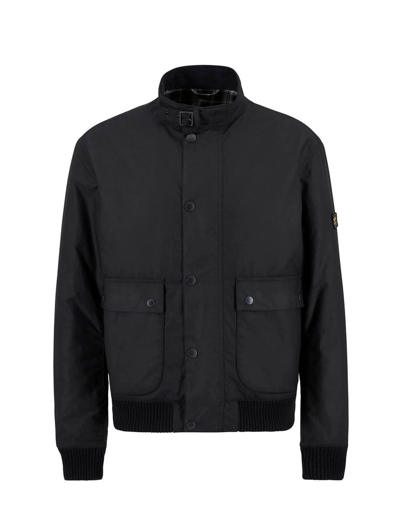 Chaqueta Barbour Traction Waxed Negra Hombre