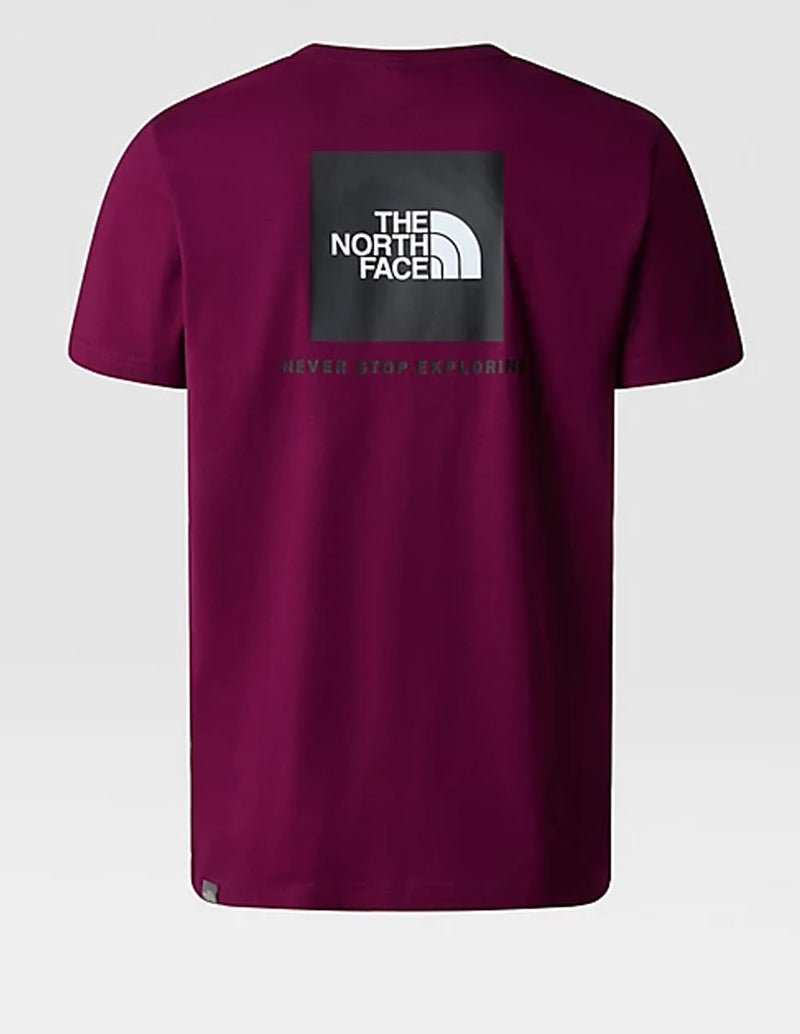 Camiseta The North Face Redbox Morado -camisetas hombre