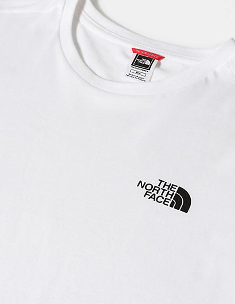 Camiseta The North Face Simple Dome con Logo Blanca Hombre