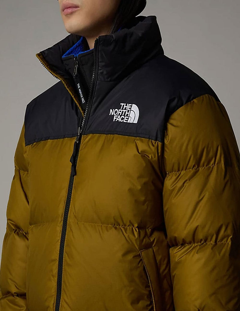 Chaqueta The North Face 1996 Retro Nuptse Verde y Negra Hombre