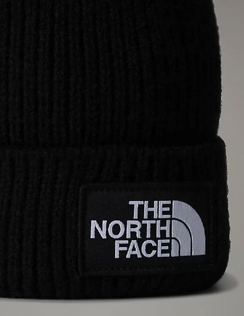 Gorro The North Face con Pompón y Logo Negro Unisex