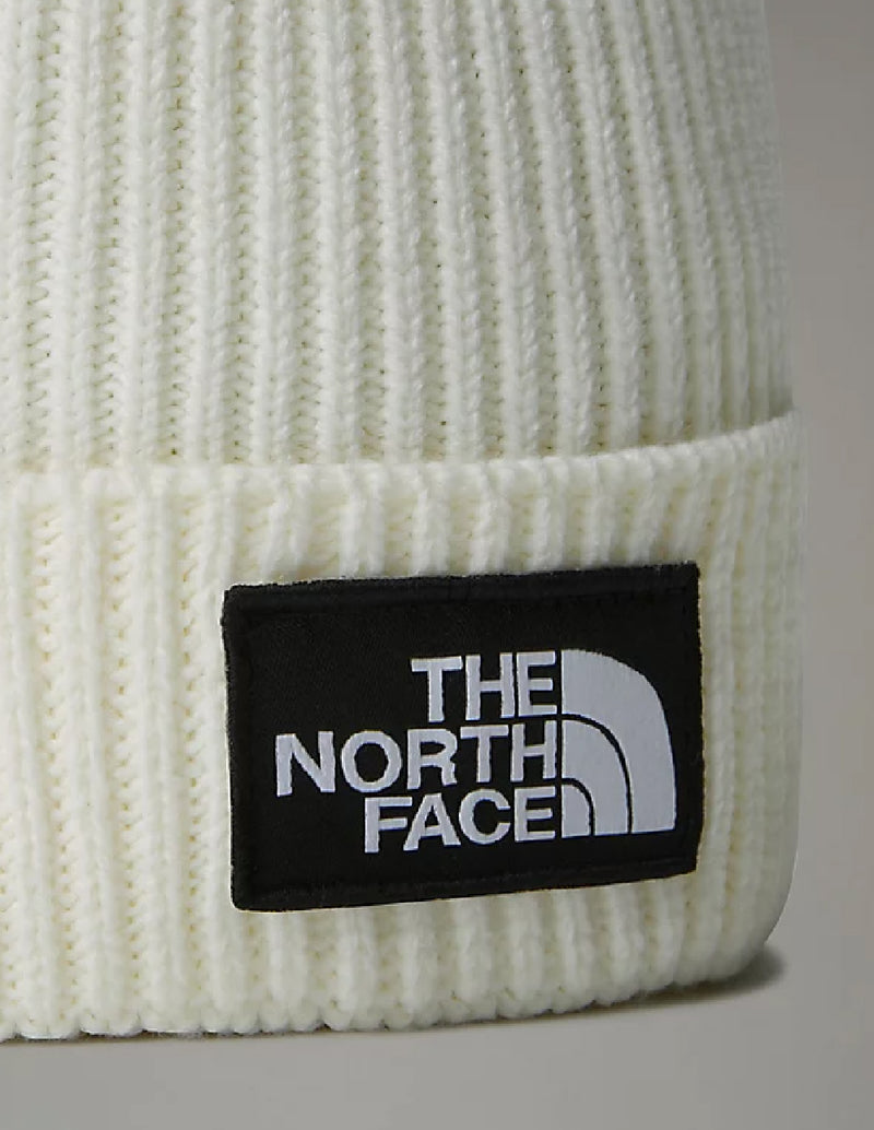 Gorro The North Face con Pompón y Logo Blanco Unisex