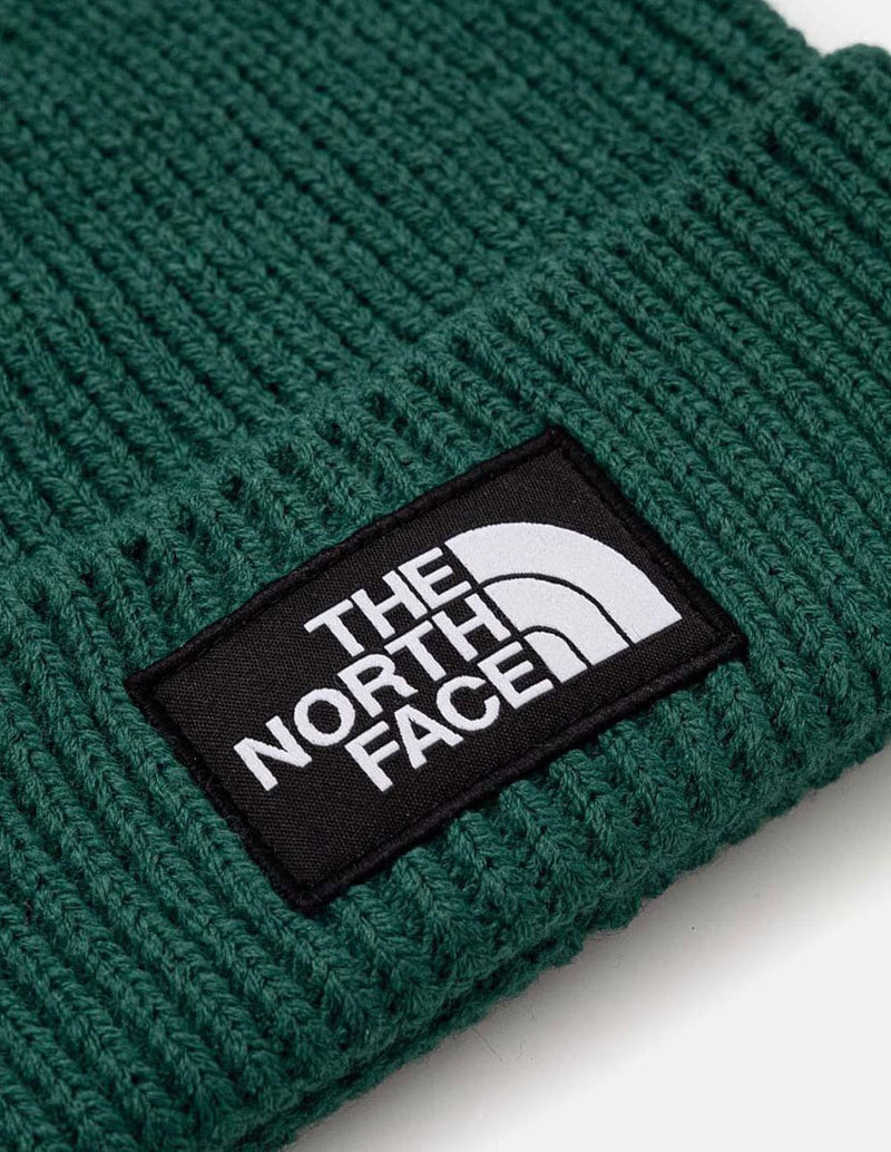 Gorro The North Face con Pompón y Logo Verde Unisex