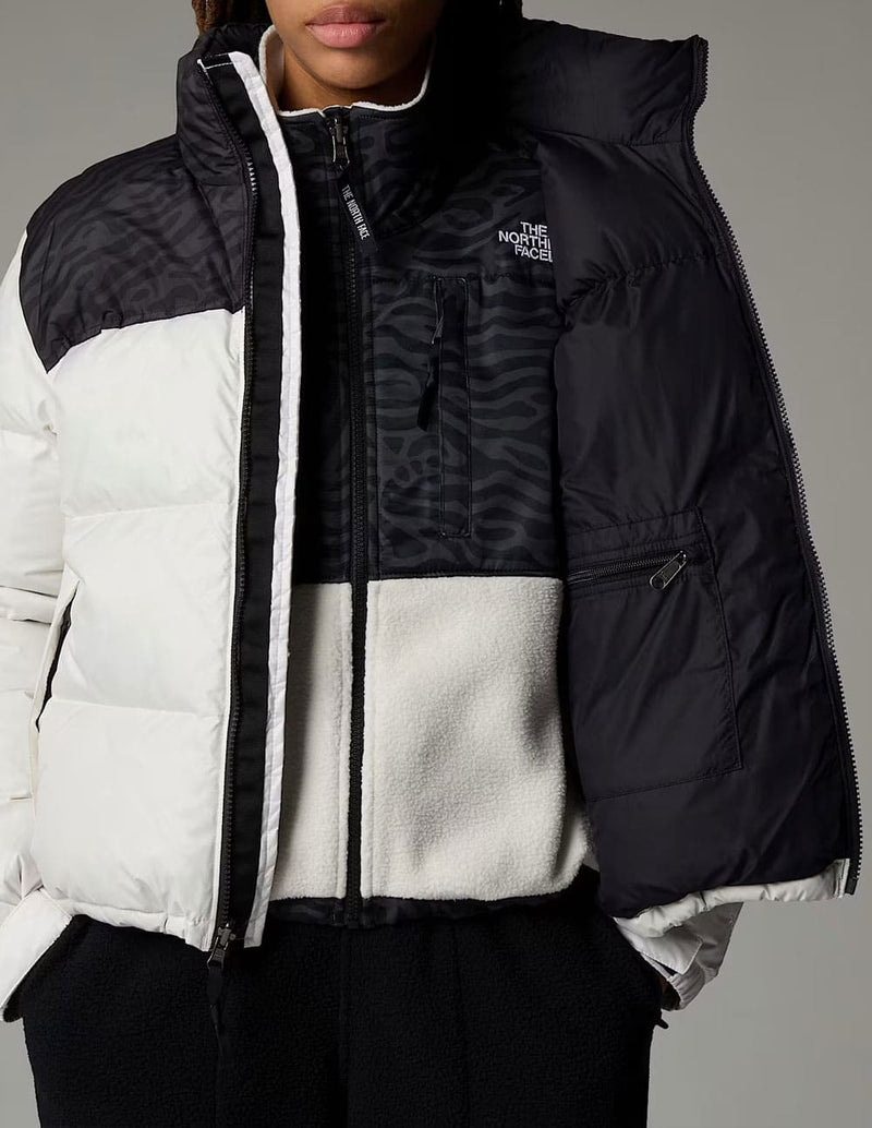 Plumas The North Face 1996 Retro Nuptse Blanca y Negra Mujer