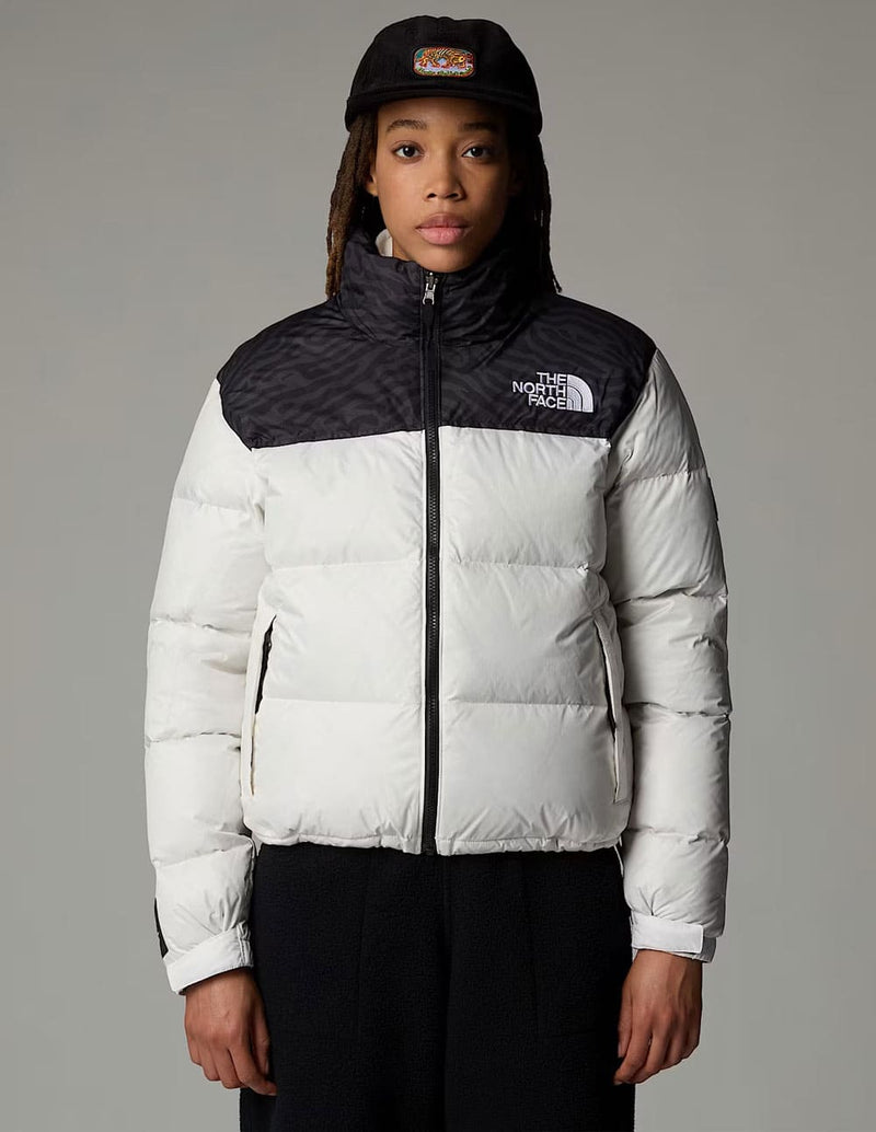 Plumas The North Face 1996 Retro Nuptse Blanca y Negra Mujer