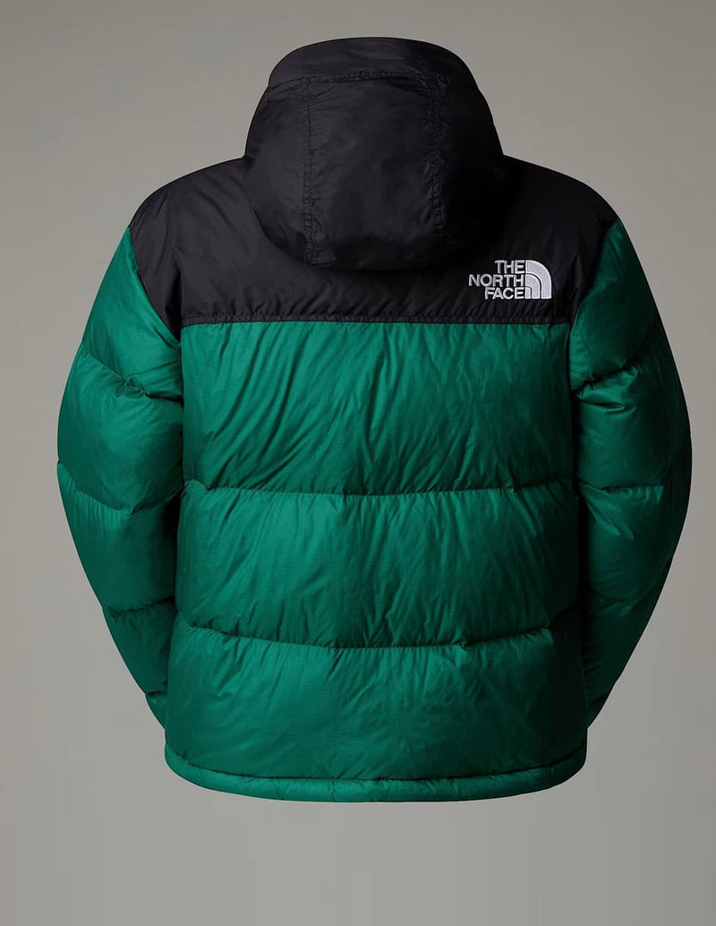 Anorak The North Face Nuptse Retro 1996 Verde y Negro Mujer