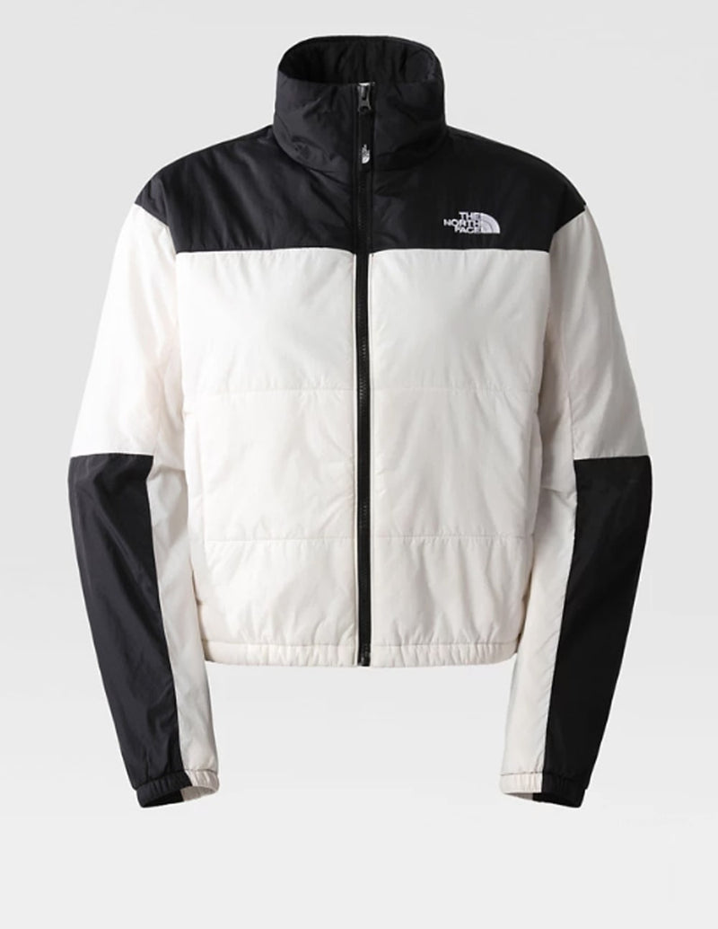 Chaqueta Acolchada The North Face Gosei Blanca y Negra Mujer