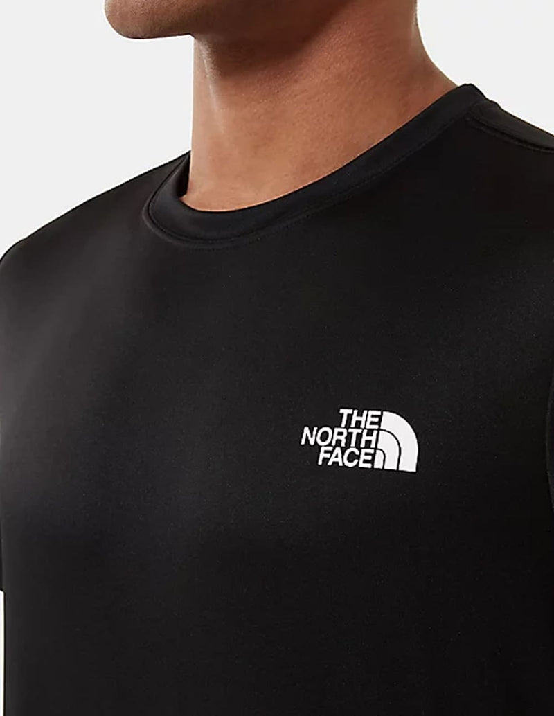 Camiseta The North Face Reaxion Redbox Negra Hombre