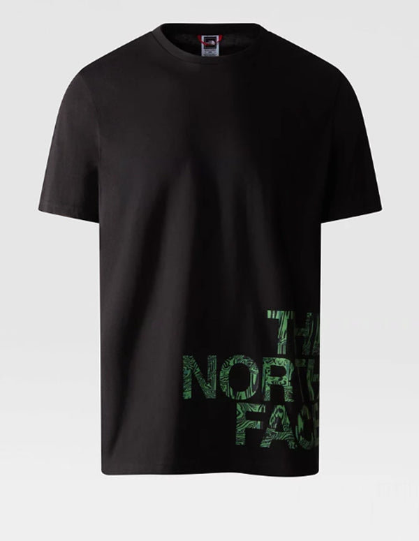 Camiseta The North Face Blown Up Logo Negra Hombre