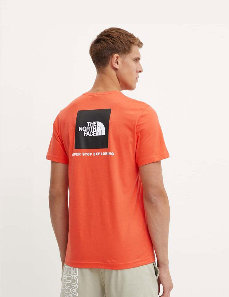 Camiseta The North Face Redbox Naranja Hombre