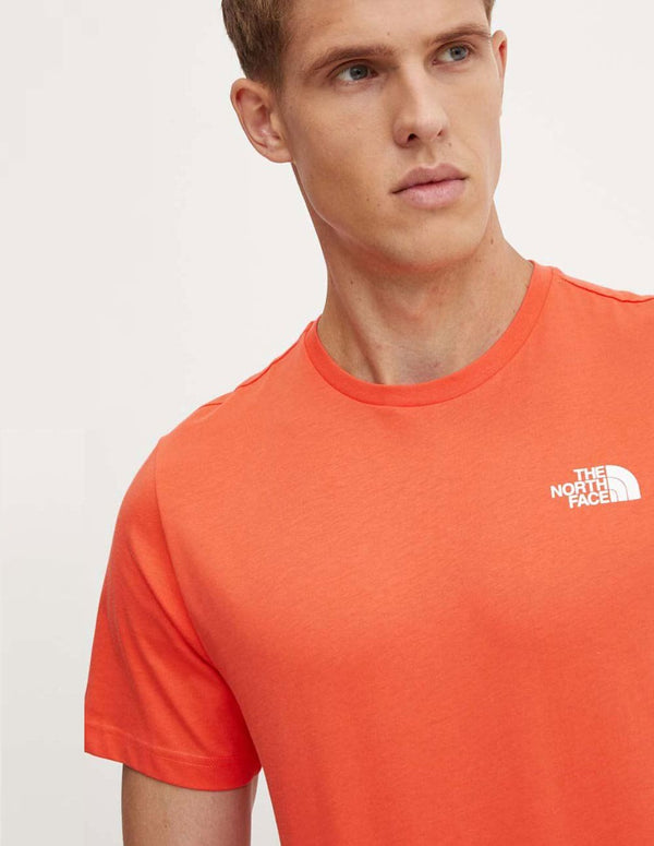 Camiseta The North Face Redbox Naranja Hombre