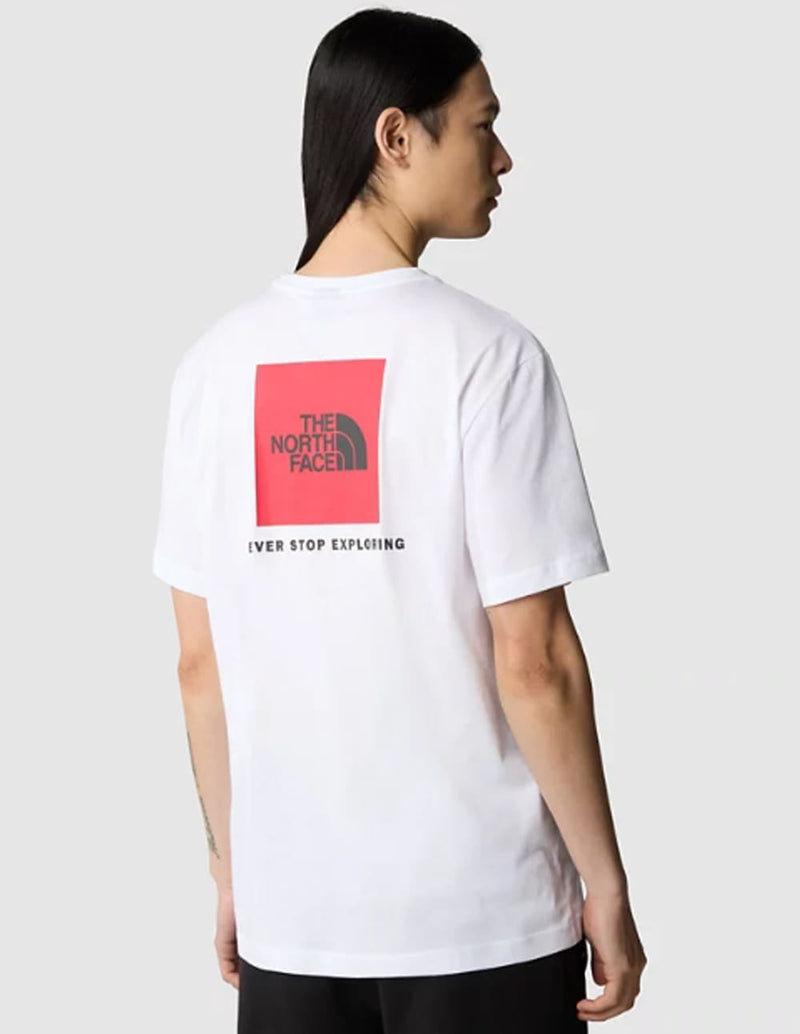 Camiseta The North Face Redbox Blanca Hombre