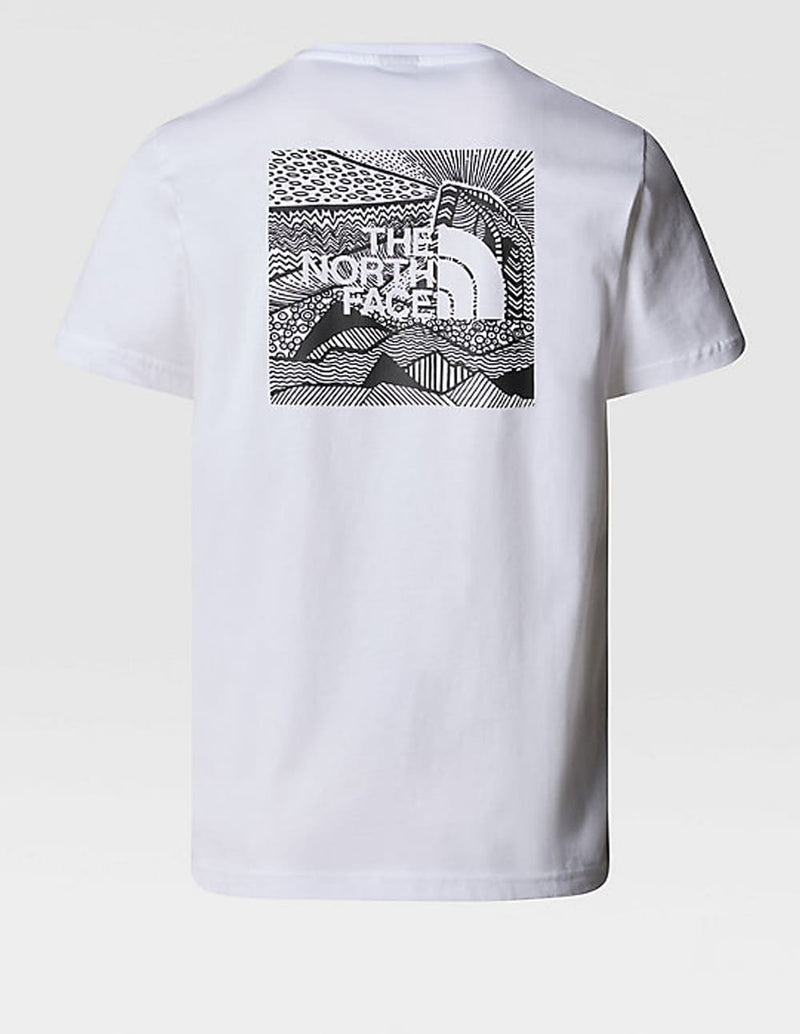 Camiseta The North Face Redbox Celebration Blanca Hombre