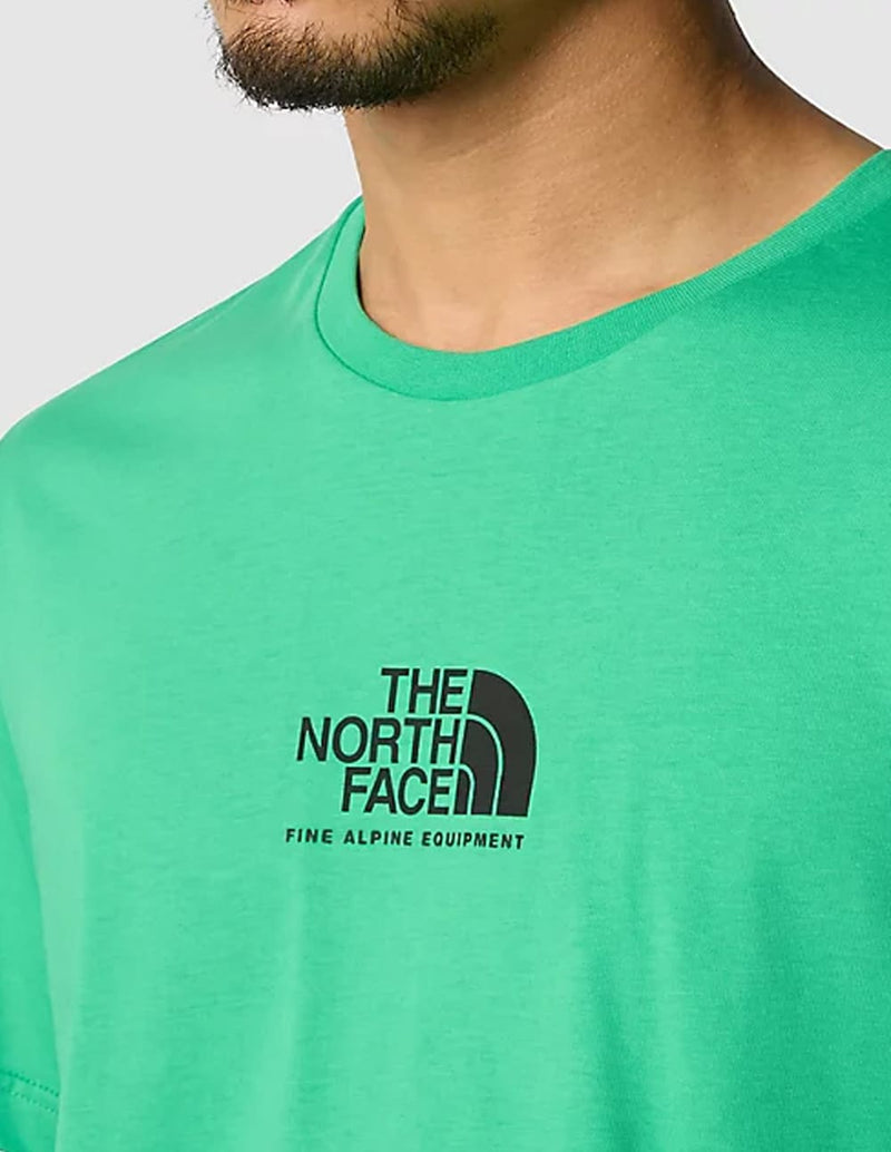 Camiseta The North Face Fine Alpine Equipment Verde Hombre