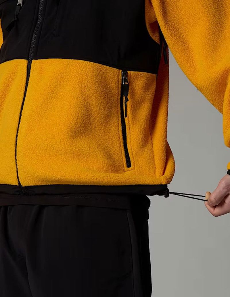 Chaqueta The North Face Denali Retro Amarilla y Negra Hombre