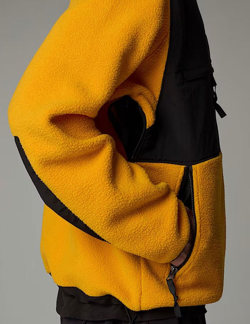 Chaqueta The North Face Denali Retro Amarilla y Negra Hombre