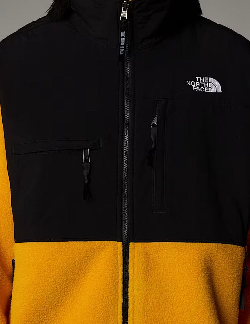 Chaqueta The North Face Denali Retro Amarilla y Negra Hombre