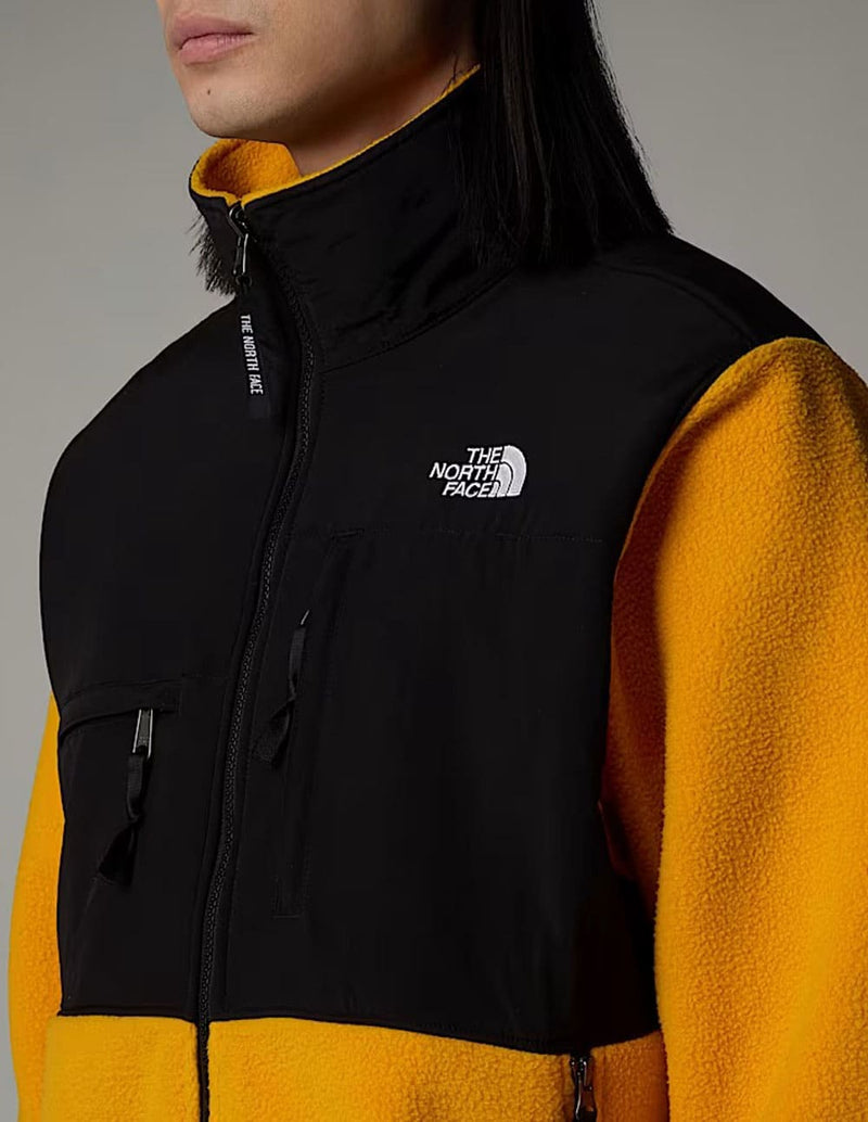 Chaqueta The North Face Denali Retro Amarilla y Negra Hombre