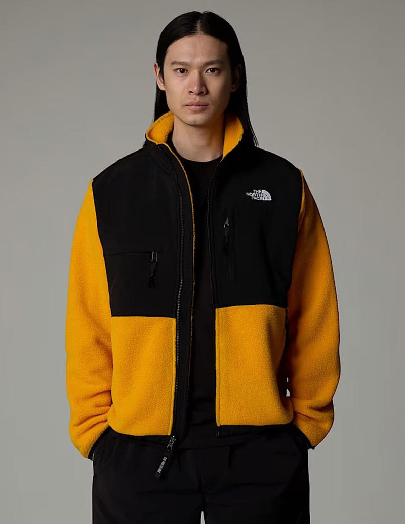 Chaqueta The North Face Denali Retro Amarilla y Negra Hombre