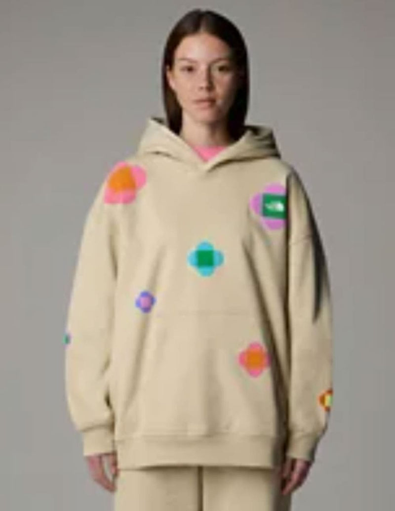 Sudadera con Capucha The North Face x Yinka Ilori Let's Blossom Together Beige Unisex