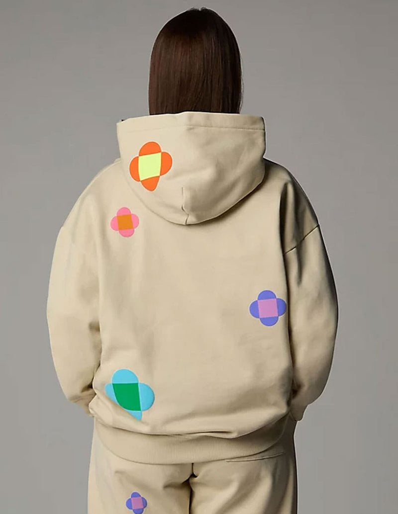 Sudadera con Capucha The North Face x Yinka Ilori Let's Blossom Together Beige Unisex