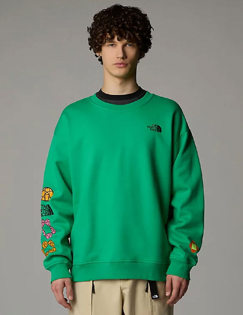 Sudadera The North Face x Yinka Ilori Verde Unisex