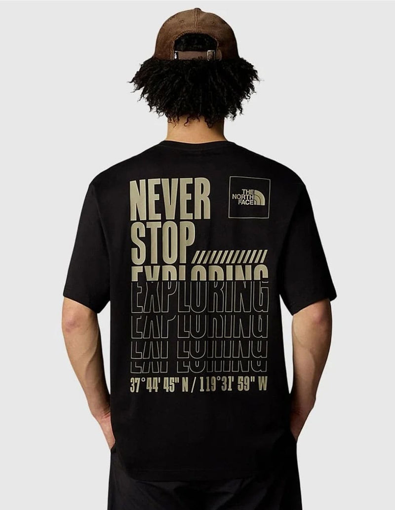 Camiseta The North Face Coordinates Negra Hombre