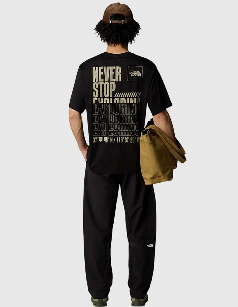 Camiseta The North Face Coordinates Negra Hombre