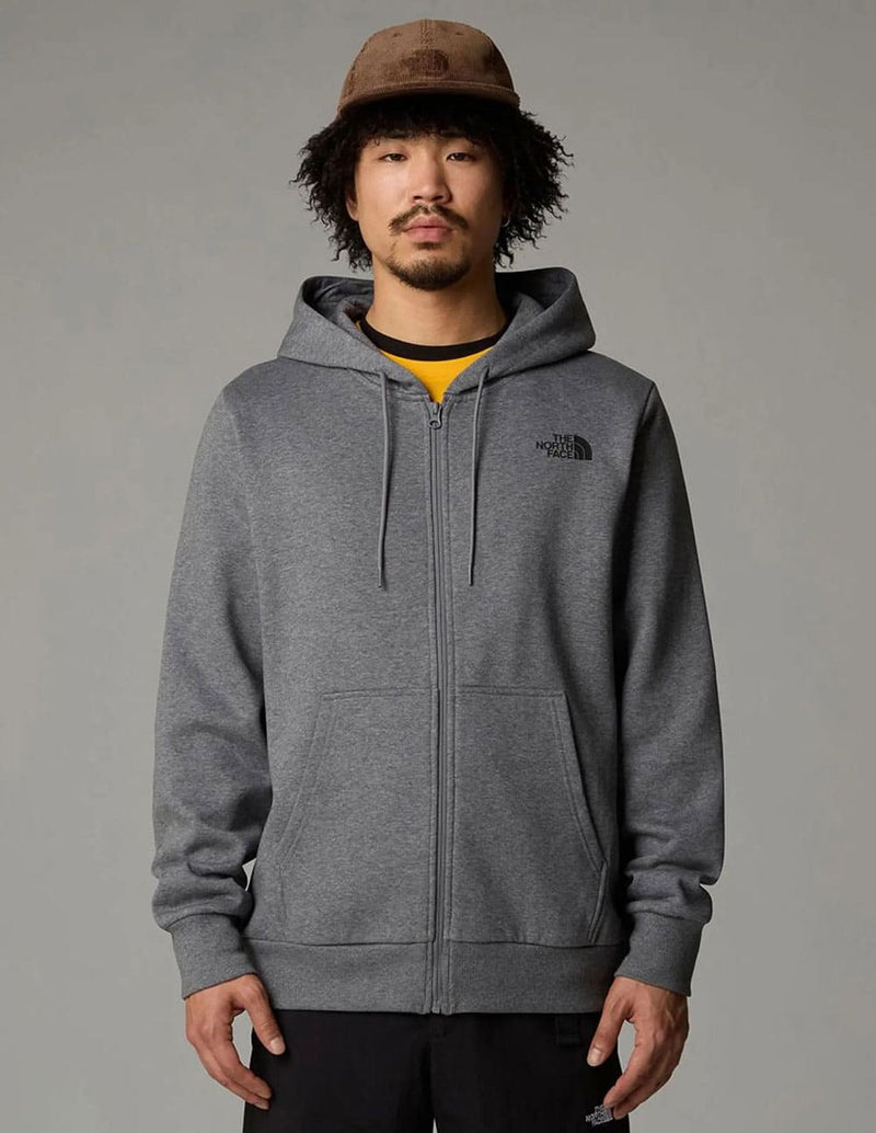 Sudadera con Capucha The North Face Simple Dome Full Zip Gris Hombre