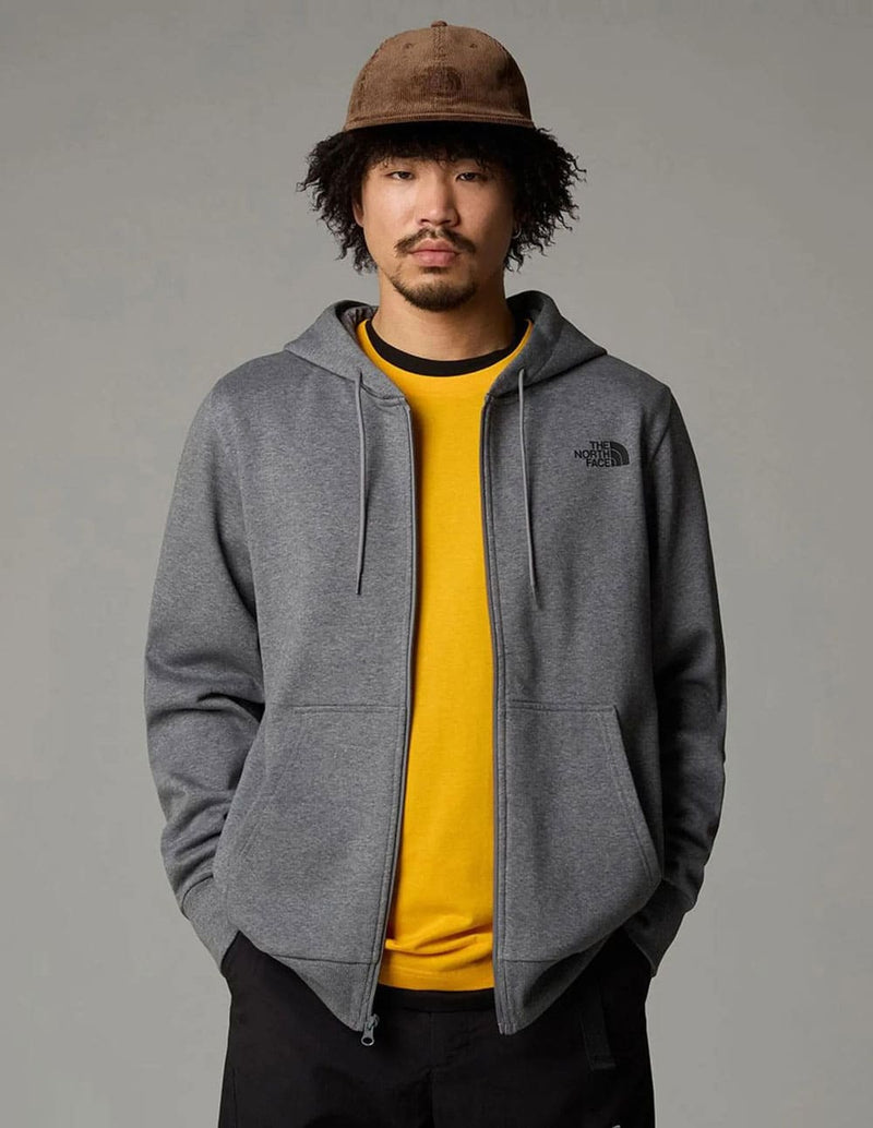 Sudadera con Capucha The North Face Simple Dome Full Zip Gris Hombre