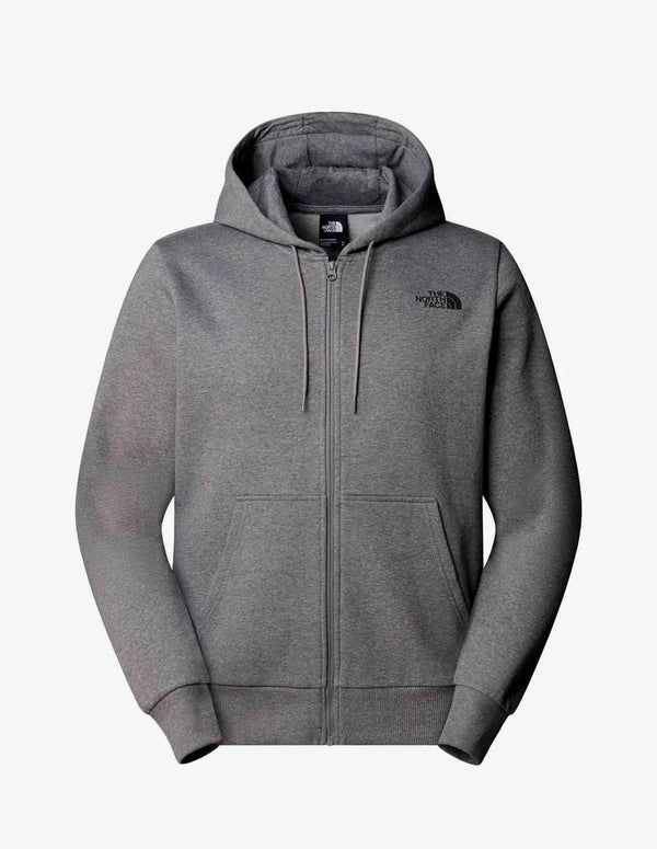 Sudadera con Capucha The North Face Simple Dome Full Zip Gris Hombre