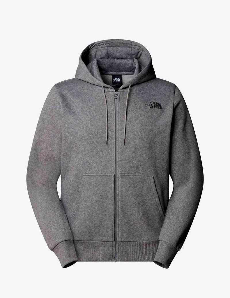 Sudadera con Capucha The North Face Simple Dome Full Zip Gris Hombre