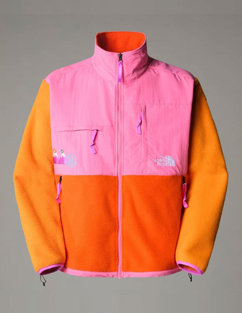 Chaqueta The North Face x Yinka Ilori Denali Retro Naranja y Rosa Unisex