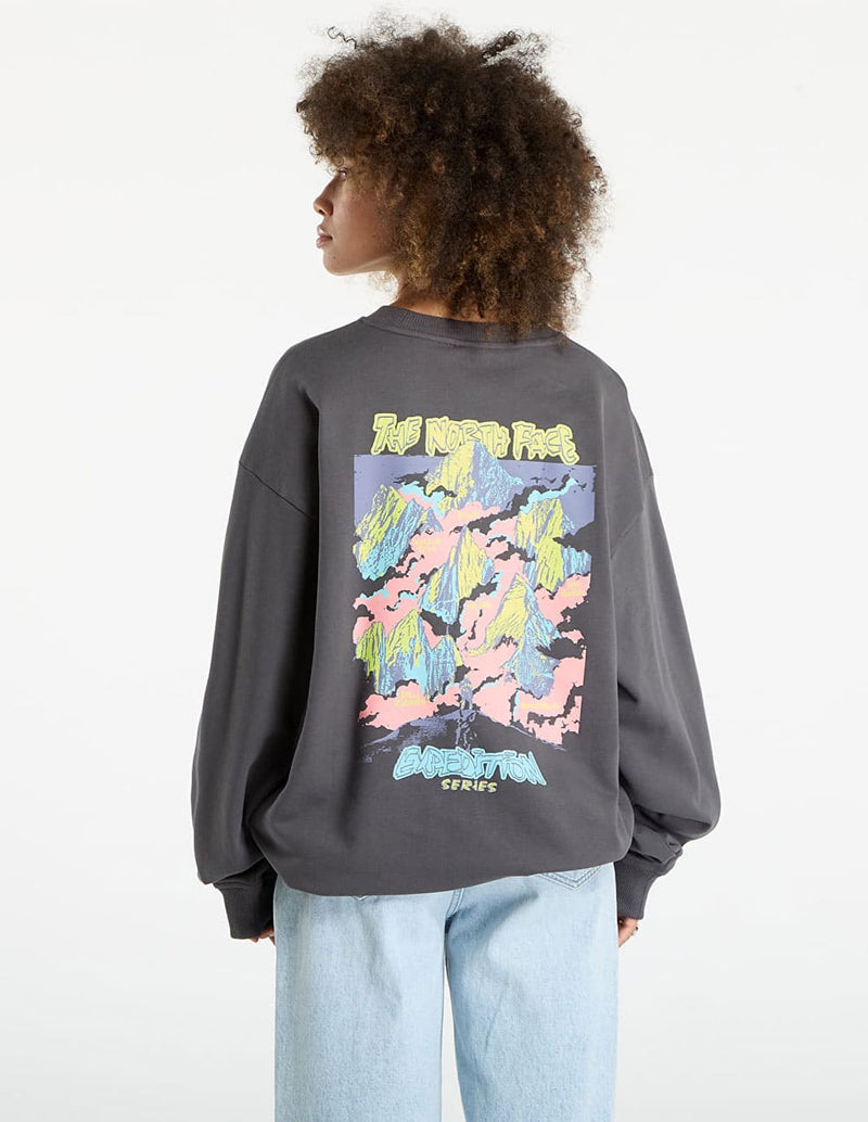 Sudadera The North Face U Expedition Celebration Oversized Gris Unisex