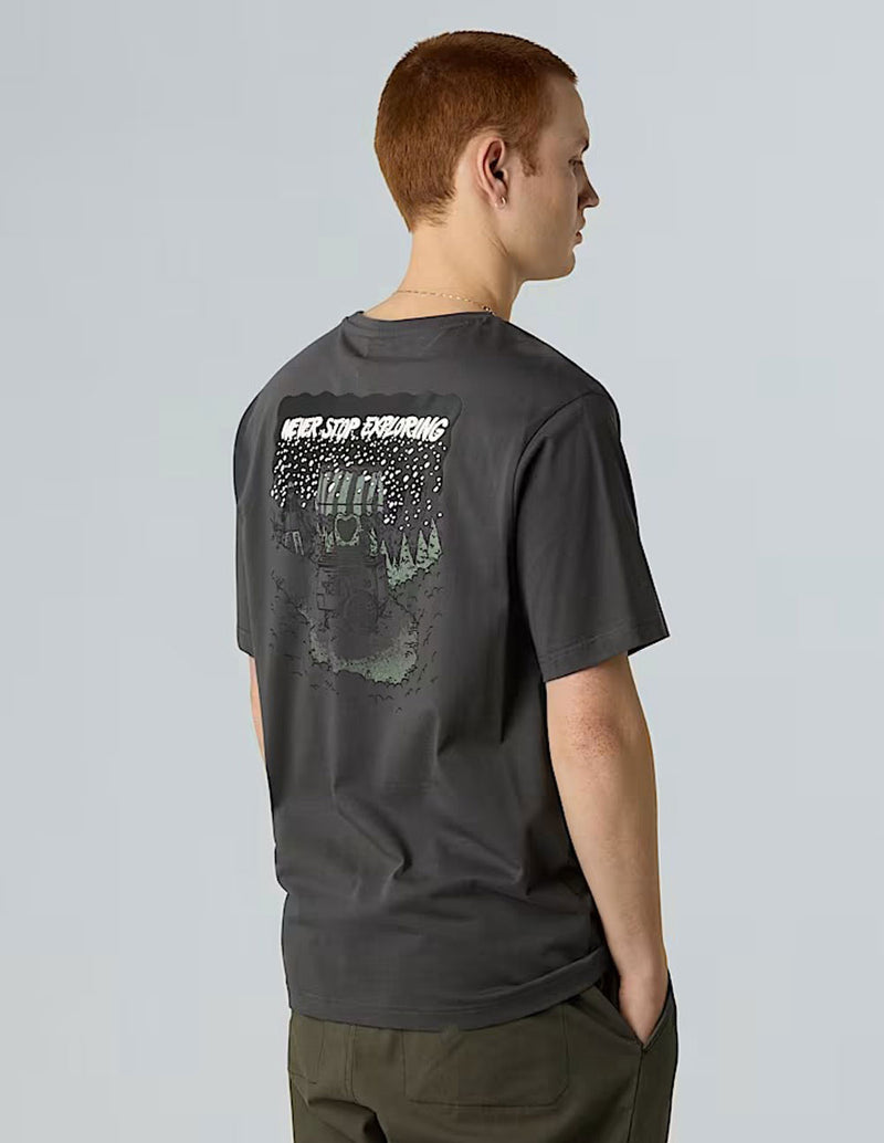 Camiseta The North Face Powder Days Gris Unisex