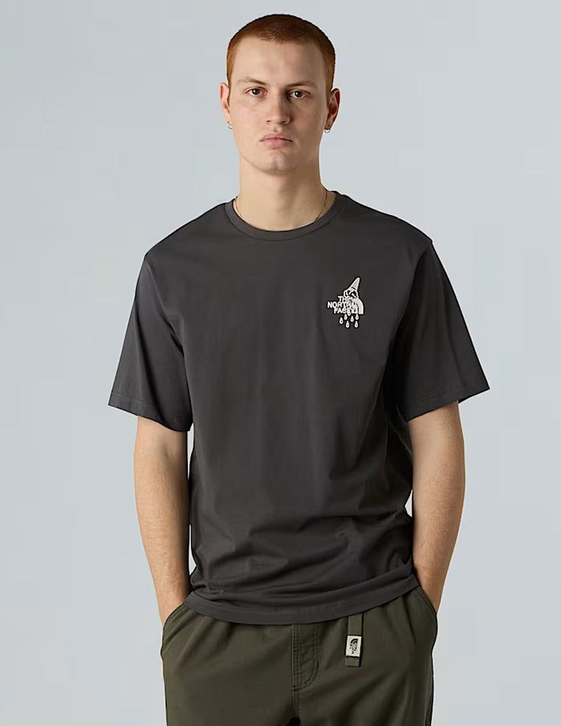 Camiseta The North Face Powder Days Gris Unisex