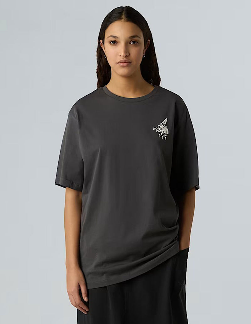 Camiseta The North Face Powder Days Gris Unisex