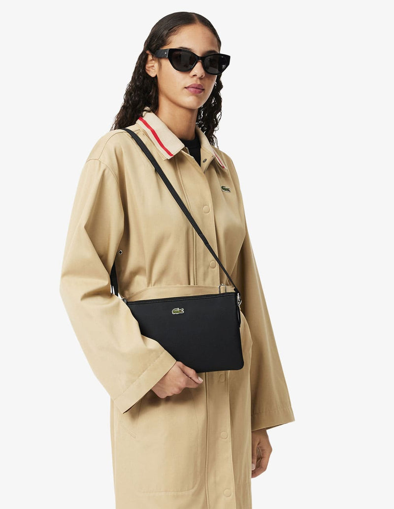 Bolso Lacoste L.12.12 Concept Slimline Negro Mujer 27 x 17