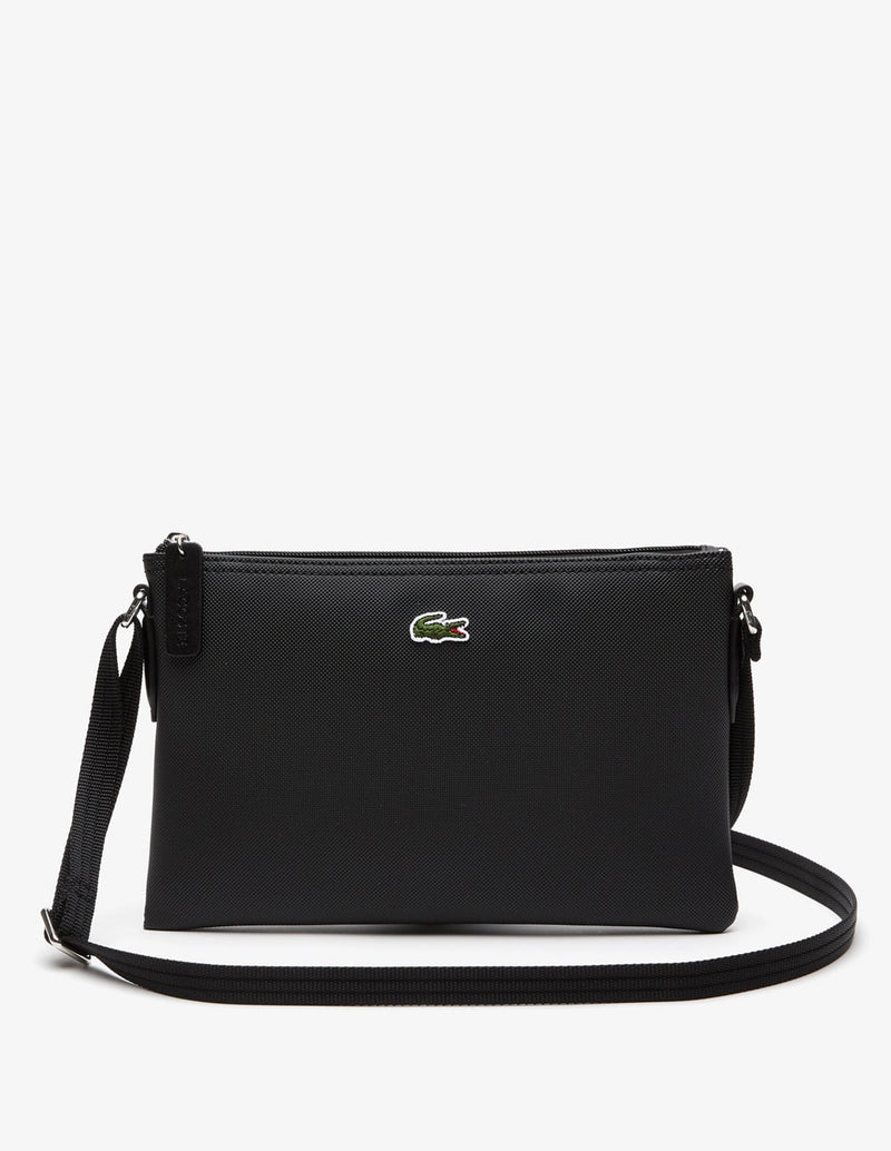 Bolso Lacoste Cruzado L.12.12 Concept Negro Mujer 27 x 17 x 1