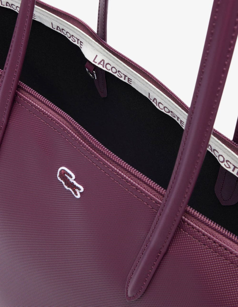 Bolso Tote Lacoste L.12.12 Concept Morado Mujer 34 x 30 x 14