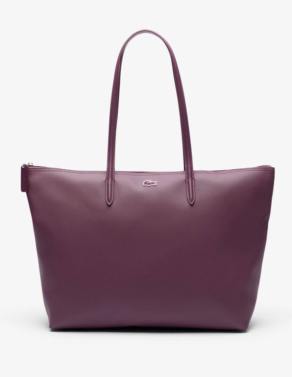 Bolso Tote Lacoste L.12.12 Concept Morado Mujer 34 x 30 x 14