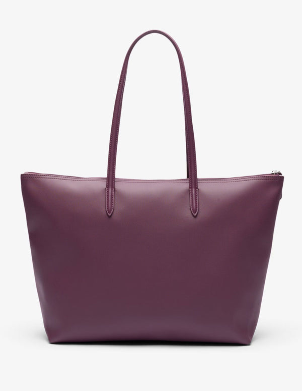 Bolso Tote Lacoste L.12.12 Concept Morado Mujer 34 x 30 x 14