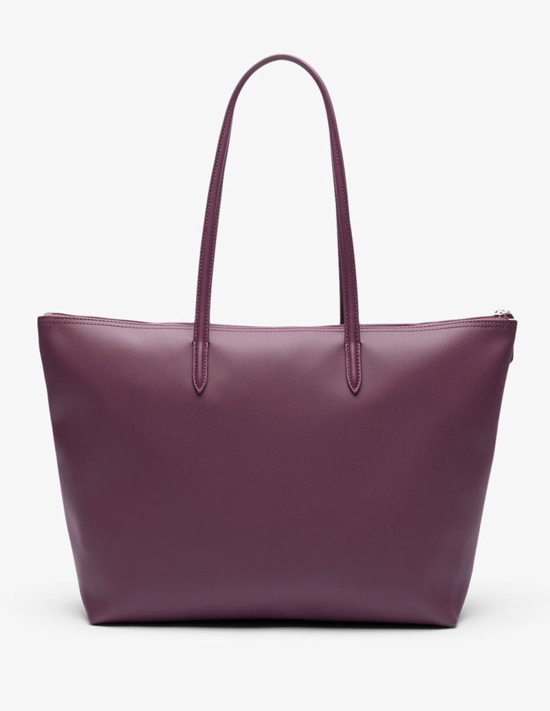 Bolso Tote Lacoste L.12.12 Concept Morado Mujer 34 x 30 x 14