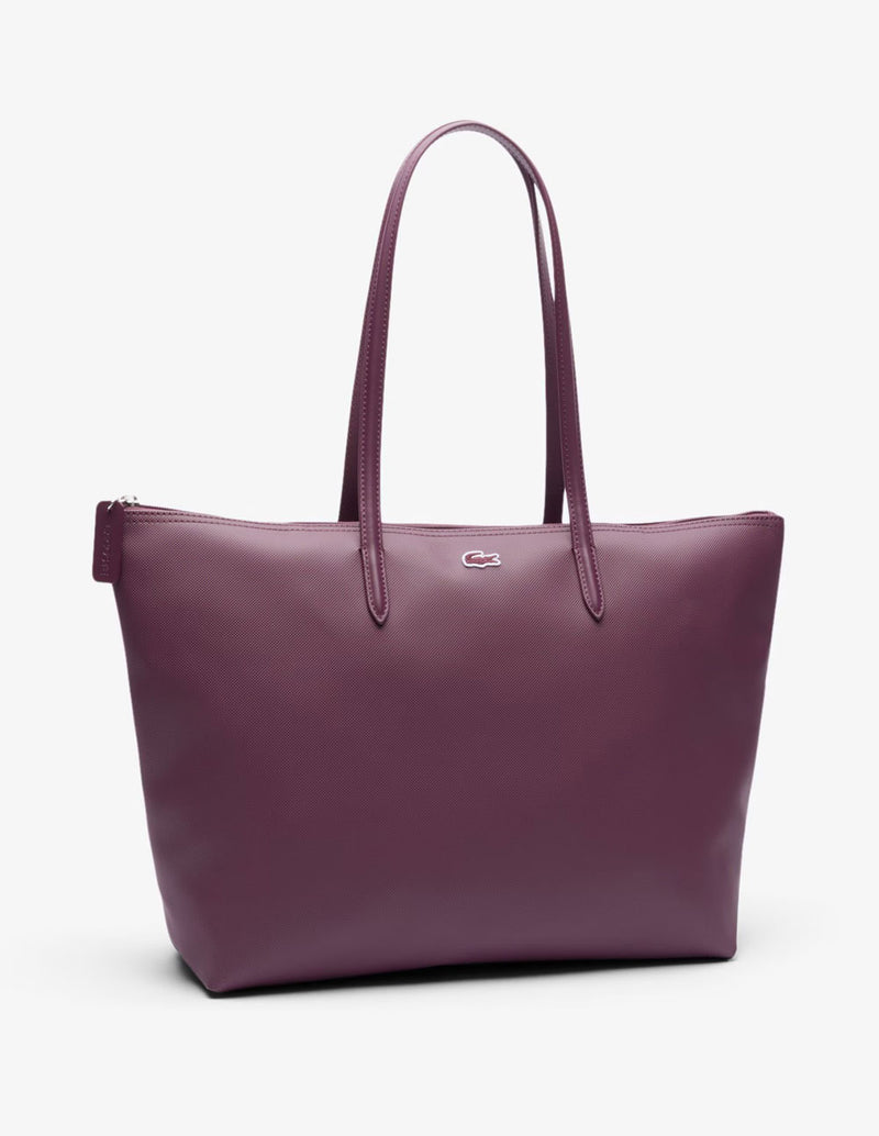 Bolso Tote Lacoste L.12.12 Concept Morado Mujer 34 x 30 x 14