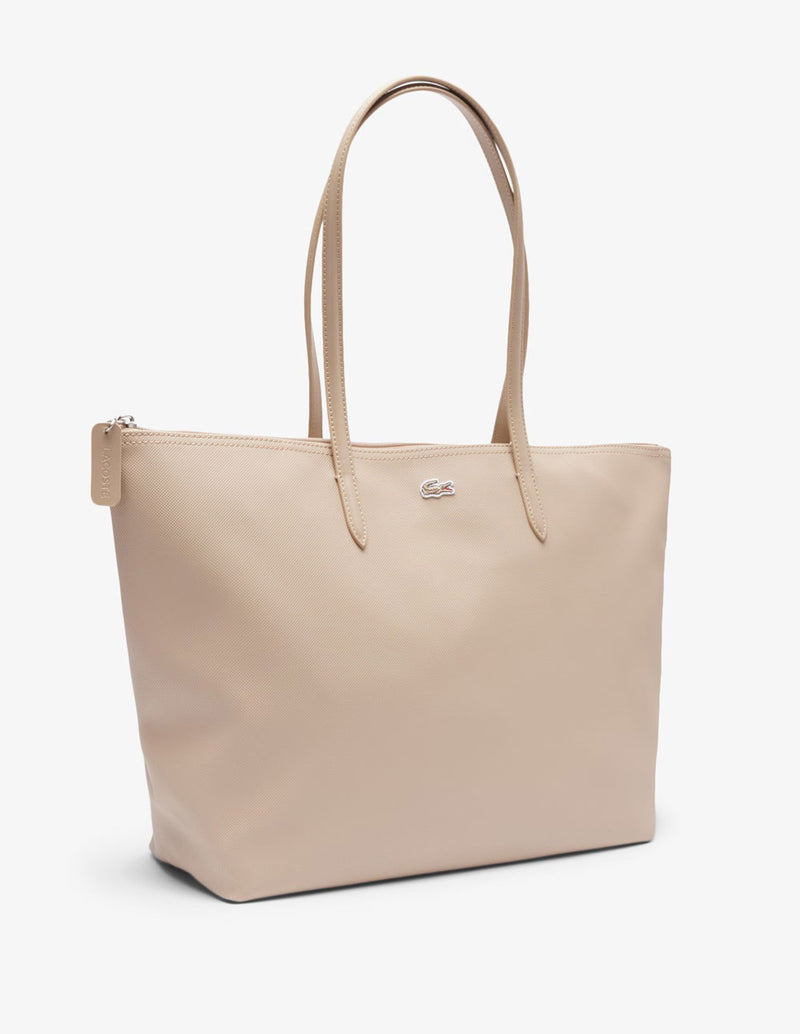 Bolso Tote Lacoste L.12.12 Concept Beige Mujer 34 x 30 x 14