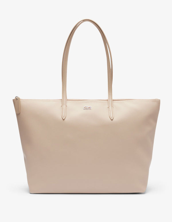 Bolso Tote Lacoste L.12.12 Concept Beige Mujer 34 x 30 x 14